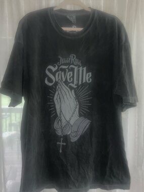 Jelly Roll Somebody Save Me From Myself tee shirt size 3X official merch gray